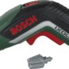 Klein Toys Bosch Ixolino II accu-schroevendraaier - 12,5x4x9 cm - incl. realistische geluids- en lichteffecten - groen rood zwart