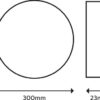 Philips SuperSlim badkamer plafondlamp - zwart - rond - 18 W - Afbeelding 2