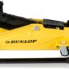 Dunlop Hydraulische Auto Krik - Autokrik met 2000KG Hefvermogen - Garagekrik met Lifthoogte 135mm tot 305mm - Metaal - Geel/ Zwart