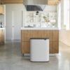 Brabantia Bo Touch Bin Prullenbak - 2 x 30 liter - Afvalscheiding - White - Afbeelding 2