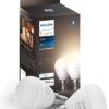 Philips Hue Kogellamp Lichtbron E14 Duopack - zachtwit licht - 5,7W - Bluetooth - 2 Stuks