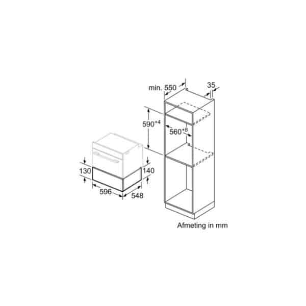 NEFF WARMHOUDLADE N17ZH10G0 - Afbeelding 4