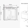 Samsung Inbouwoven | Model NV7B4450VCB | Zwart | 76 liter | Dual Cook™ | Pyroyse of hydrolyse-reiniging - Afbeelding 2