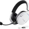 Trust GXT491W Fayzo - Draadloze Gaming Headset voor PS5 - PC - 7.1 Surround - USB Dongel & Bluetooth - Wit