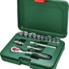 Bosch Dopsleutelset - 14-delig - 1/4" Krachtdoppenset