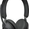 Jabra Evolve2 65 UC Stereo - Bluetooth Headset - op oor - draadloos - USB - noise isolating - zwart - Afbeelding 3