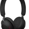 Jabra Evolve2 65 UC Stereo - Bluetooth Headset - op oor - draadloos - USB - noise isolating - zwart