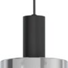 EGLO Gorosiba - Hanglamp - E27 - Ø 15 cm - rookglas - Zwart - Afbeelding 8