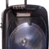 N-GEAR The Flash 1210 - Bluetooth Speaker - Karaoke Set - Party Box met 2 Microfoons - Zwart - Afbeelding 5