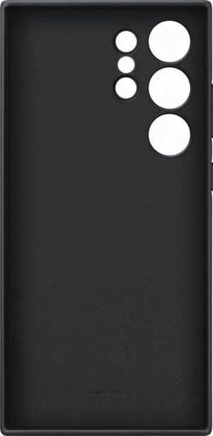 Samsung Vegan Leather Case - Geschikt voor Samsung Galaxy S24 Ultra - Black