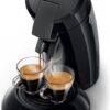 Philips Senseo Original Koffiepadmachine HD6553/67 - Keuze uit 1 of 2 Kopjes - Automatische Uitschakeling - Duurzame Materialen - Zwart - Afbeelding 3