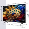 TCL C69 43C69B tv 109,2 cm (43") 4K Ultra HD Smart TV Wifi Titanium 430 cd/m² - Televisie - Afbeelding 5