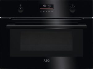 AEG KME565060B 8000 serie Combiquick - Inbouwoven heteluchtoven met magnetron - 45cm - RVS