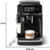 Philips LatteGo 2200 Serie EP2231/40 - Espressomachine - Zwart/RVS - Afbeelding 7