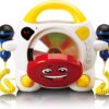 Lenco Karaokeset voor Kinderen – Draagbare CD-speler met Microfoons – Stickerblad om zelf te versieren - Afbeelding 7