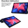 imoshion Tablet Hoes Geschikt voor Lenovo Tab P11 Plus / Tab P11 - imoshion Trifold Bookcase - Donkerblauw /Donkerblauw - Afbeelding 5