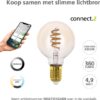EGLO Barlaston Hanglamp - E27 - Ø 45 cm - Zwart/Grijs - uitwasbaar Textiel - Afbeelding 6
