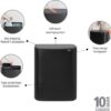 Brabantia Bo Touch Bin Prullenbak - 2 x 30 liter - Afvalscheiding - Matt Black - Afbeelding 7