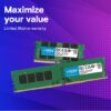 Crucial - RAM-geheugen - CT16G4DFRA32A - 16GB - DDR4 - DIMM - 3200MHz - 1 x 16 GB - Afbeelding 6