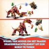 LEGO NINJAGO Heatwave Transformerende Lavadraak Draken Speelgoed - 71793 - Afbeelding 5