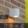 Lucide ZORA-LED - Wandspot / Wandlamp Binnen/Buiten - LED Dimb. - GU10 - 1x5W 3000K - IP44 - Wit - Afbeelding 6