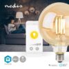 Nedis SmartLife LED Filamentlamp - Wi-Fi - E27 - 806 lm - 7 W - Warm Wit - 1800 - 3000 K - Glas - Android / IOS - Globe - 1 Stuks - Afbeelding 9