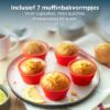 Philips Airfryer XL Accessoireset HD9945/01 - Bakaccessoire met 9 muffin cups - Afbeelding 3
