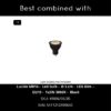 Lucide FAVORI - Hanglamp Badkamer - 1xGU10 - IP44 - Zwart - Afbeelding 2