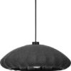 EGLO Barlaston Hanglamp - E27 - Ø 45 cm - Zwart/Grijs - uitwasbaar Textiel - Afbeelding 8
