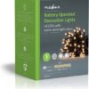 Nedis Kerstverlichting - Koord - 48 LED's - Warm Wit - 3.60 m - Licht effecten: 7 - Binnen & Buiten - Batterij Gevoed - Afbeelding 8