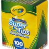 Crayola - Supertips - Viltstiften - 100 Wasbare Viltstiften - Voor Kinderen - Afbeelding 6