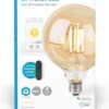 Nedis SmartLife LED Filamentlamp - Wi-Fi - E27 - 806 lm - 7 W - Warm Wit - 1800 - 3000 K - Glas - Android / IOS - Globe - 1 Stuks - Afbeelding 2