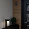 EGLO Usigni Solar Tafellamp Buiten - Zonne-energie - LED - 28 cm - Zwart/Wit - Oplaadbaar