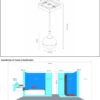 Lucide FAVORI - Hanglamp Badkamer - 1xGU10 - IP44 - Zwart - Afbeelding 4