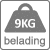 Wasmachine 9 kg