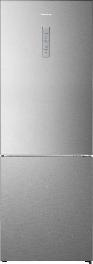 Hisense RB645N4BID - Vrijstaande koel-Vriescombinatie - 70cm breed - 495 Liter - No Frost - Fast Freeze - Metal-Tech Cooling - RVS - Energieklasse D