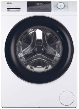 Haier HW80-BP14929A-S - Wasmachine - 8kg - A - Extra stil (70 dB) - Stoombehandeling - Antibacteriële Behandeling (ABT) - 16 programma’s- 10 jaar garantie op onderdelen