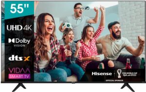 Smart TV - Hisense 55A6BG - 4K Ultra HD - 140 cm (55 inch) Wifi - Zwart