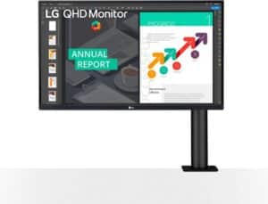 LG 27QN880-B LED display 68,6 cm (27") 2560 x 1440 Pixels Quad HD LCD Zwart