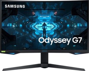 Samsung Odyssey C27G74TQSR 68 cm (27") 2560 x 1440 Pixels Quad HD QLED Zwart