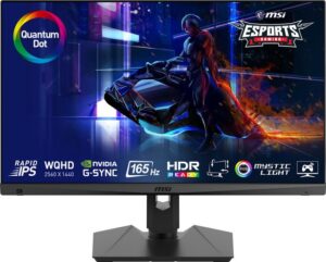 MSI Optix MAG274QRFDE-QD computer monitor 68,6 cm (27") 2560 x 1440 Pixels Wide Quad HD LCD Zwart