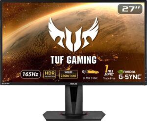 ASUS TUF Gaming VG27AQ - QHD IPS 144Hz Gaming Monitor - 27 Inch