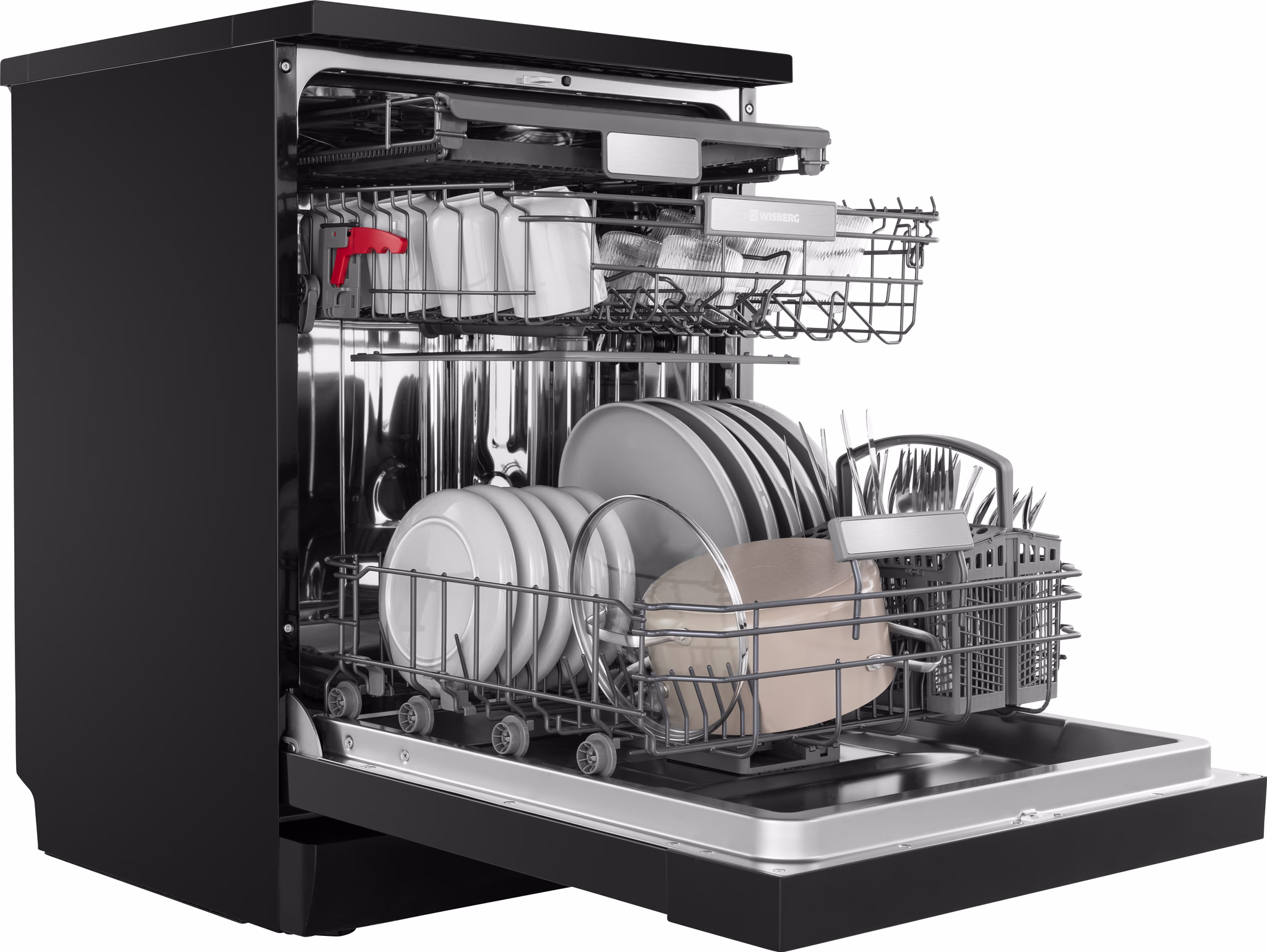 Wisberg WBDW40CB Vrijstaande Vaatwasser - Afbeelding 2