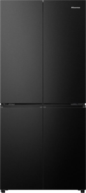 Hisense RQ5P470SAFE - Cross-door koel-vriescombinatie - My Fresh Choice - Metal-Tech Cooling - Dual-Tech Cooling - Inhoud 483 Liter - Zwart
