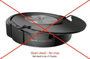 iRobot® Roomba® j7+ - Robotstofzuiger - Objectdetectie en vermijding -  Automatische vuilafvoer - j7558